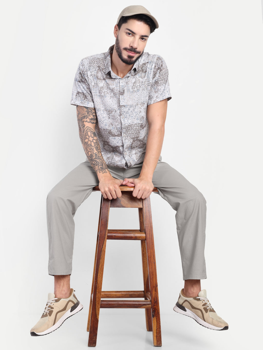 Light Grey Men's original linen