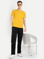 Black  straight fit cargo,