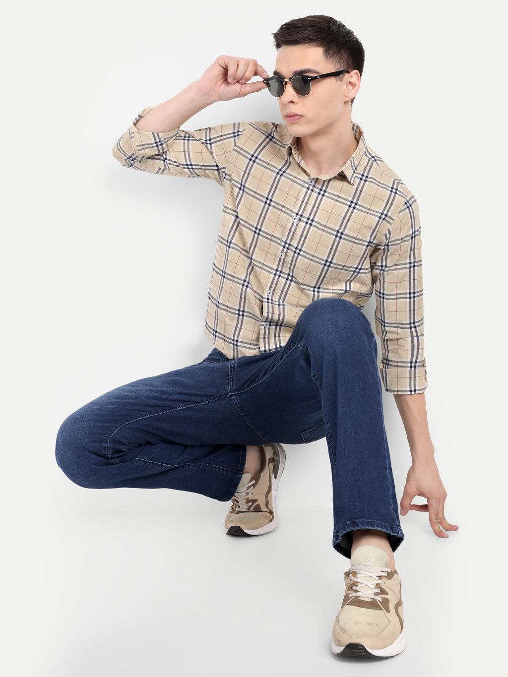 Indigo Blue jeans for men | Regular Fit