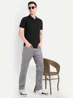 Charcoal Grey Sulphur jeans for men | Regular Fit