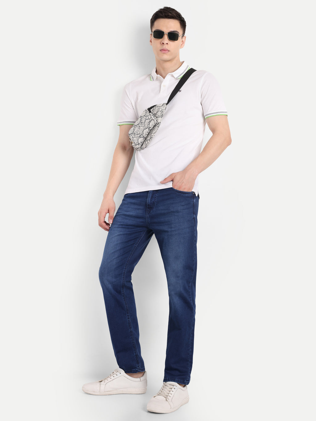 Deep Blue  Stretchable Pants