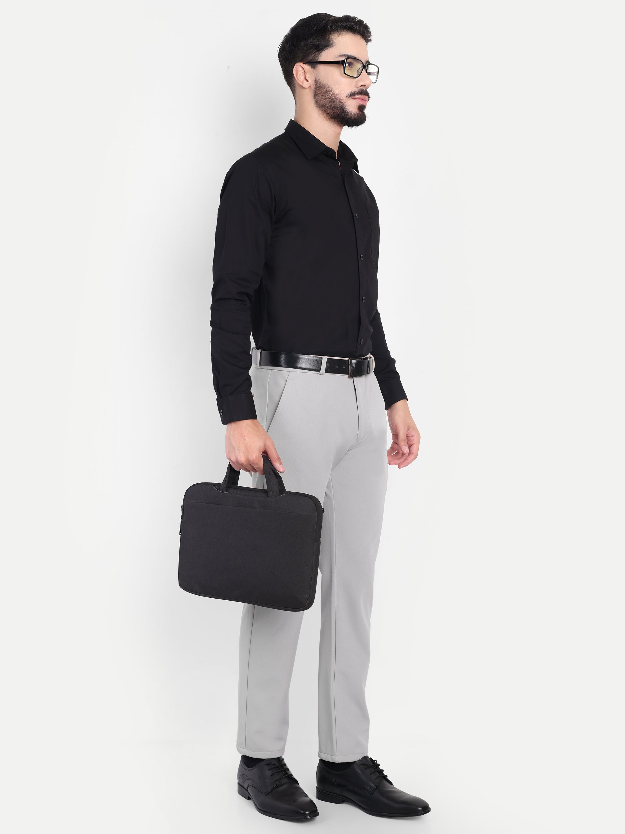 Light grey Mens 4-way trousers| Party wear & Office Wear