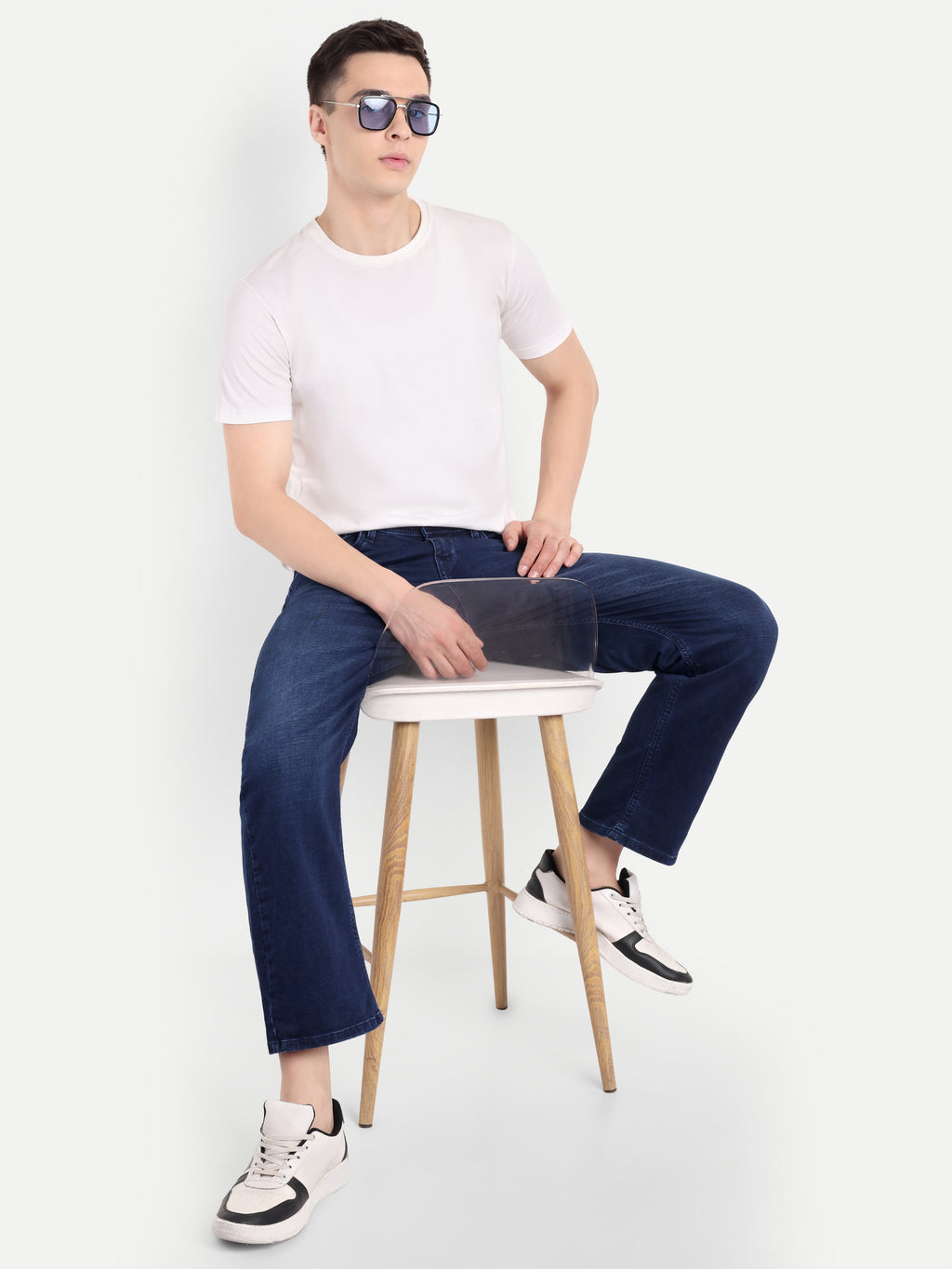 Dark Indigo Jeans for men | Straight Fit