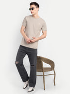 Charcoal Black Men's   Denim Pants