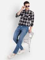 Indigo Blue Men's Pant Stretchable