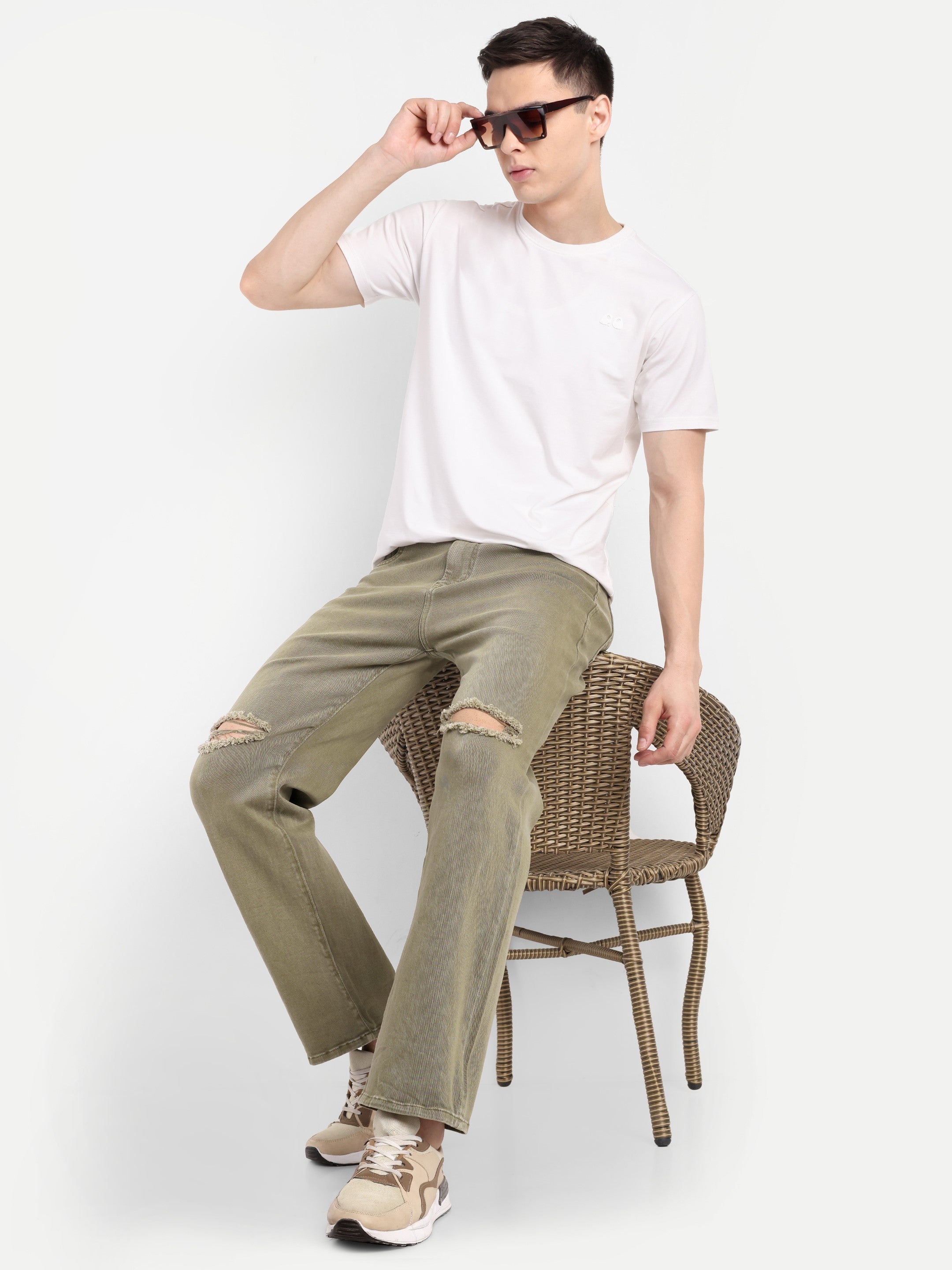 Cream Men's   Denim Pants
