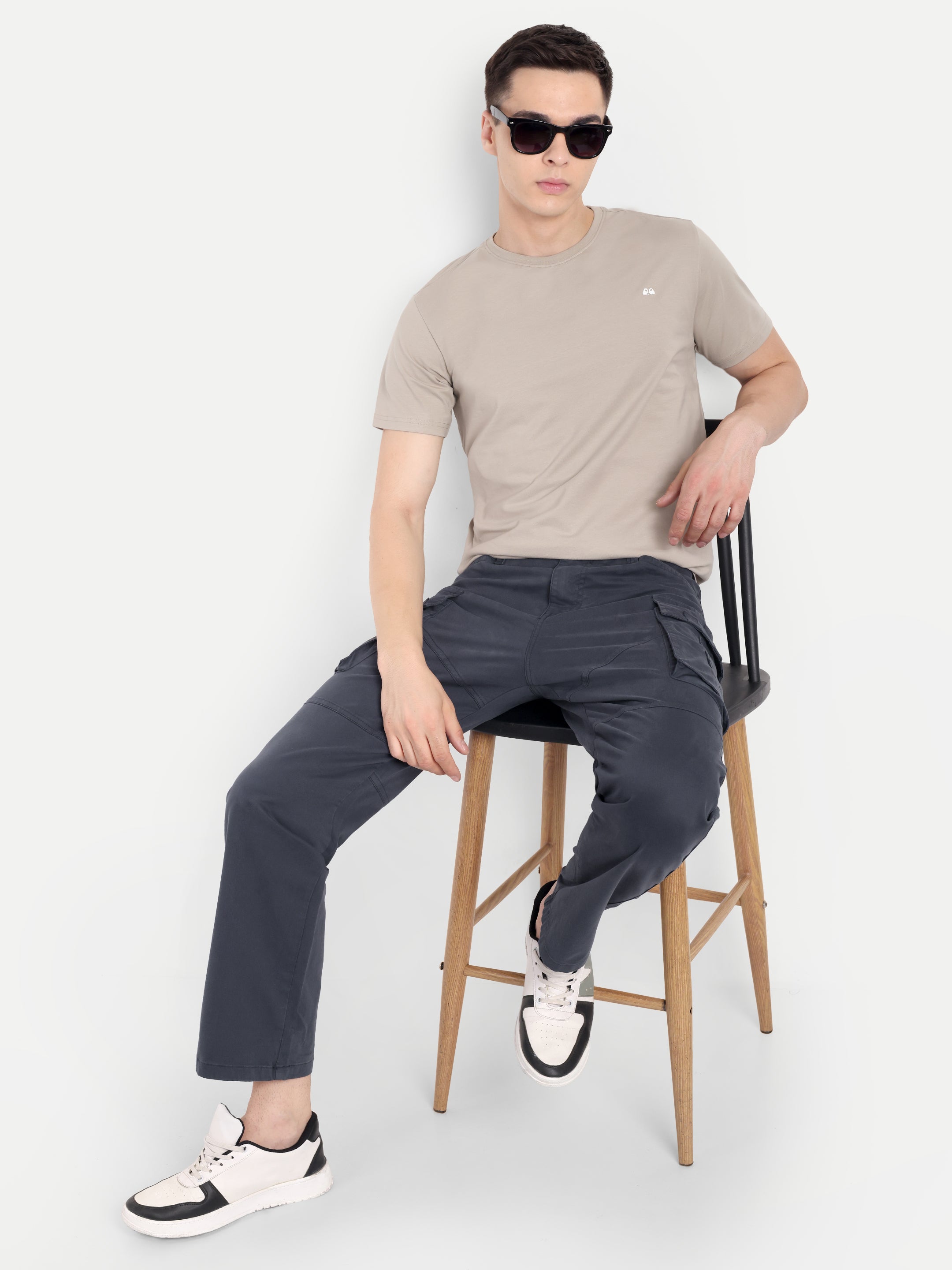 Slate Blue Men’s Cargo | Straight Fit