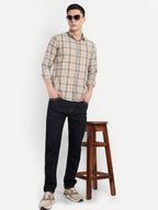 Blue Black Men's  Stretchable  Pant